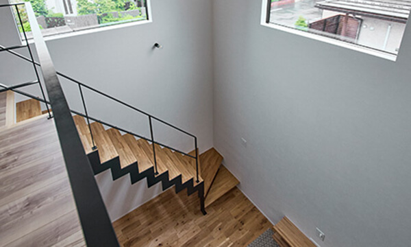 吹き抜けのある家|滋賀県近江八幡市