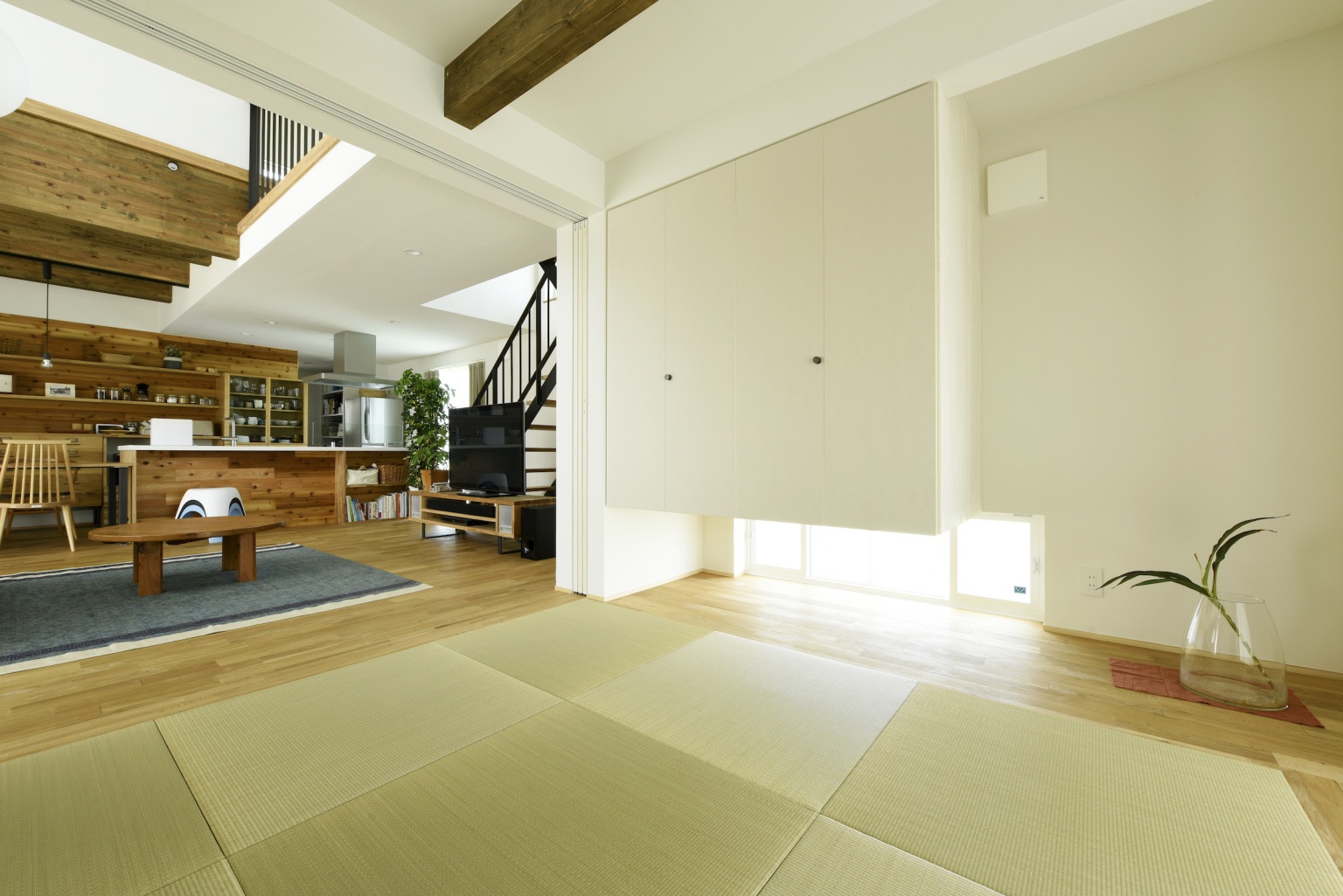 スタッフの家見学会 2階間仕切りリフォーム 快適さをご報告 滋賀県犬上郡豊郷町 楠亀工務店 3年経過 高気密高断熱 ダブル断熱 床下エアコン の家 重量木骨の家 選ばれた工務店と建てる木造注文住宅